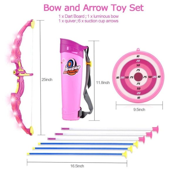 Pink Bow and Arrow Set - Picture 4 of 4